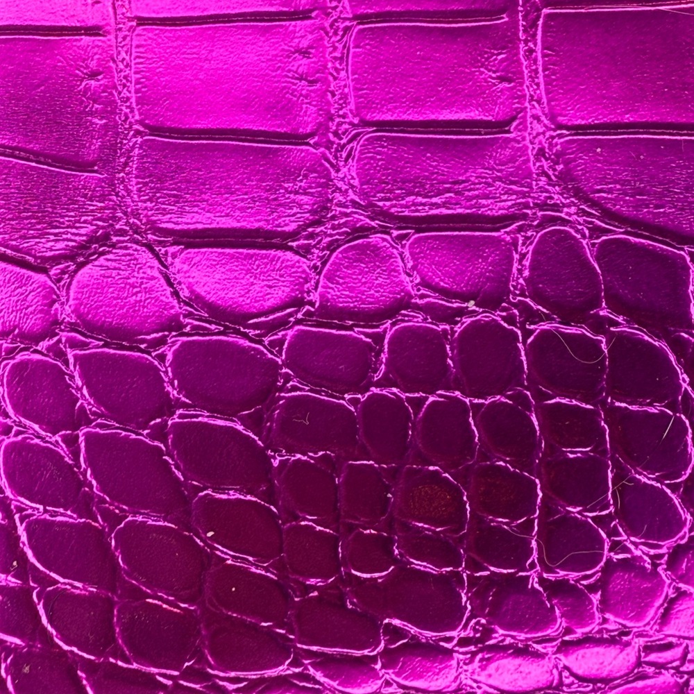 🌷SOLD🌷ED HARDY CROCODILE EMBOSSED PINK BAG - Picture 13 of 14